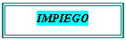 Text Box: IMPIEGO